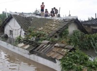 záplavy v S. Koreji